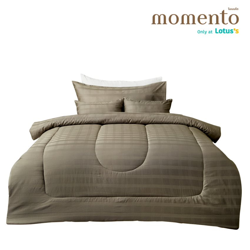 โมเมนโต ผ้าปูคอตตอนซาติน ขนาด 3.5ฟุต/5ฟุต MOMENTO BEDSET COTTON SATIN 3.5FT/5FT