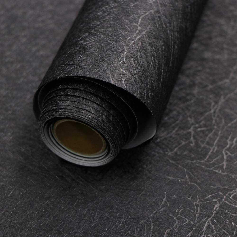 ลายเรียบ วอลเปเปอร์ สติกเกอร์ ติดผนัง กาวในตัว PVC มีกาวในตัว ขนาดกว้าง 0.45x ยาว10 เมตร