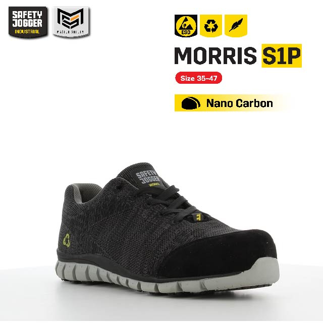 Safety Jogger حذاء سلامة MORRIS S1P بمقدمة نانو كربون — صورة 2