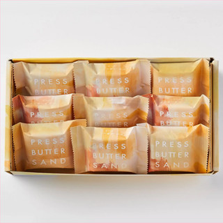 Press Butter คุกกี้ครีมเนยชีสทราย (9 ชิ้น） ส่งตรงจากญี่ปุ่น