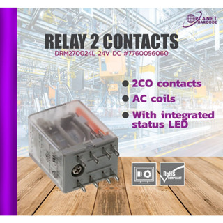 DRM270024L 24V DC 7760056060 Relay 2 contacts