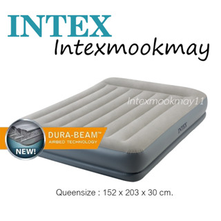 Intex 64118 ที่นอนเป่าลม ปั้มไฟฟ้าในตัว ขนาด 5 ฟุต 152х203х30 см.