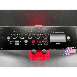 เพลท รุ่น ZK-AM100F  วัตแบตดิจิตอล ช่องเพลท6*25ขนาดแผ่น29x10ซมเพลทคอมโพสิตสีดำ สวิตช์เปิดปิด12มิล