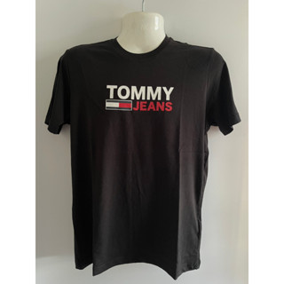 เสื้อยืดคอกลม Tommy Jeans Home logo t-shirt size S ของแท้ 100%