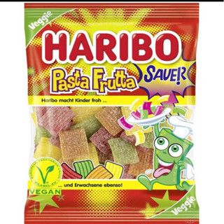 ⚡️พร้อมส่ง‼️ นำเข้าจากเยอรมัน🇩🇪 Haribo pasta frutta175g. ฮาริโบ เยลลี่วีแกน กลิ่นผลไม้