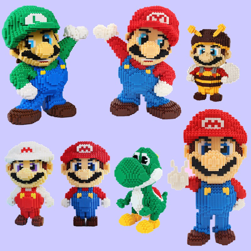ตัวต่อนาโนไซส์ Jumbo - LP 200548, Haicaipin 8615, 8619, 8623-8623- 200549 Super Mario Bros.