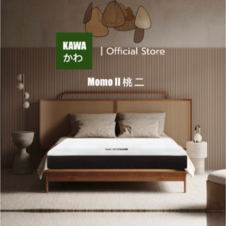 Kawa ที่นอนยางพาราแท้ เสริมสปริง นอนสบายไม่ยวบ ลดการปวดเมื่อย รุ่น Momo สเปคแน่น-สมดุลลงตัว  ที่นอนยางพารา ส่งฟรีทั่วไทย