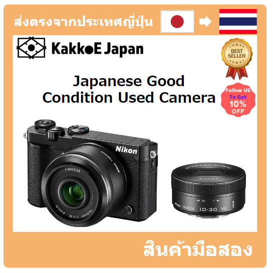 【ญี่ปุ่น กล้องมือสอง】[Japanese Used Camera]Nikon Mireless SLR NIKON1 J5 Double Lens Kit Black J5WLKBK