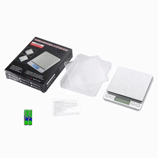 เครื่องชั่งดิจิตอล ขนาดเล็ก - 500g/0.01g ตาชั่งดิจิตอล สามารถชาร์จได้ 1kg/2kg/3kg