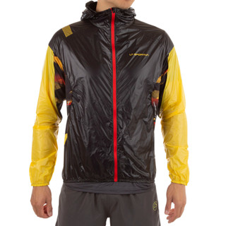 LA SPORTIVA BLIZZARD WINDBREAKER JKT MEN BLACK/YELLOW - เสื้อกันลม เสื้อคลุม ผู้ชาย