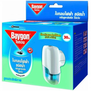 ไบกอน ไล่ยุงไฟฟ้า Baygon 30คืน ป้องกันยุงอย่างได้ผล (เฉลี่ยคืนละ4บาท) กลิ่นยูคาลิปตัส