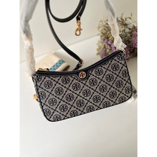 กระเป๋า Tory burch T Monogram Jacquard Studio Shoulder Bag