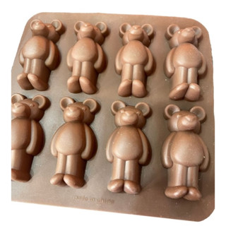 Chocolate Bear Silicone พิมพ์ซิลิโคน พิมพ์หมี  แม่พิมพ์ พิมพ์เค้ก เบเกอรี่ ช็อคโกแล็ต เทียนหอม สบู่ 1 แผ่น