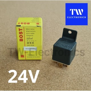 มินิรีเลย์ 24V 5ขา BOST, Relay 24V, Mini Relay