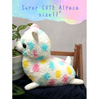 ตุ๊กตาอัลปาก้า อาปาก้า Alpaca plush from 🇺🇸 ขนาด11"