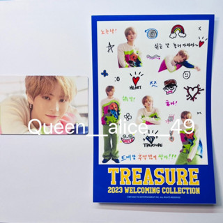 🔥🔥SALE🔥🔥 💎พร้อมส่ง💎 แยกเมม Postcard+Sticker TREASURE 2023 WELCOMING COLLECTION