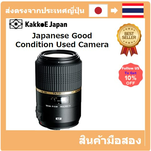 มือสอง TAMRON Single Focus Macro Lens SP 90mm F2.8 Di Macro 1: 1 USD Full size compatible F004S Pre-