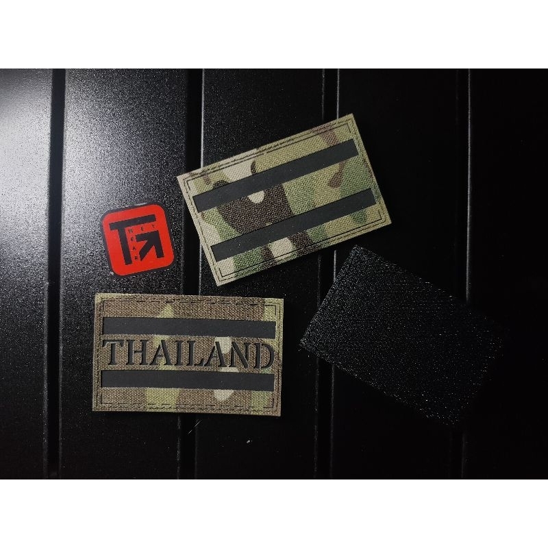 Patch สะท้อนแสง ผ้ามัลติแคม ขนาด 5*8 cm. กันน้ำ