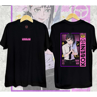 Chainsaw Man - Kobeni Anime เสื้ออินเทรนด์เสื้อยืดลำลองผ้าฝ้ายพิมพ์ Tee