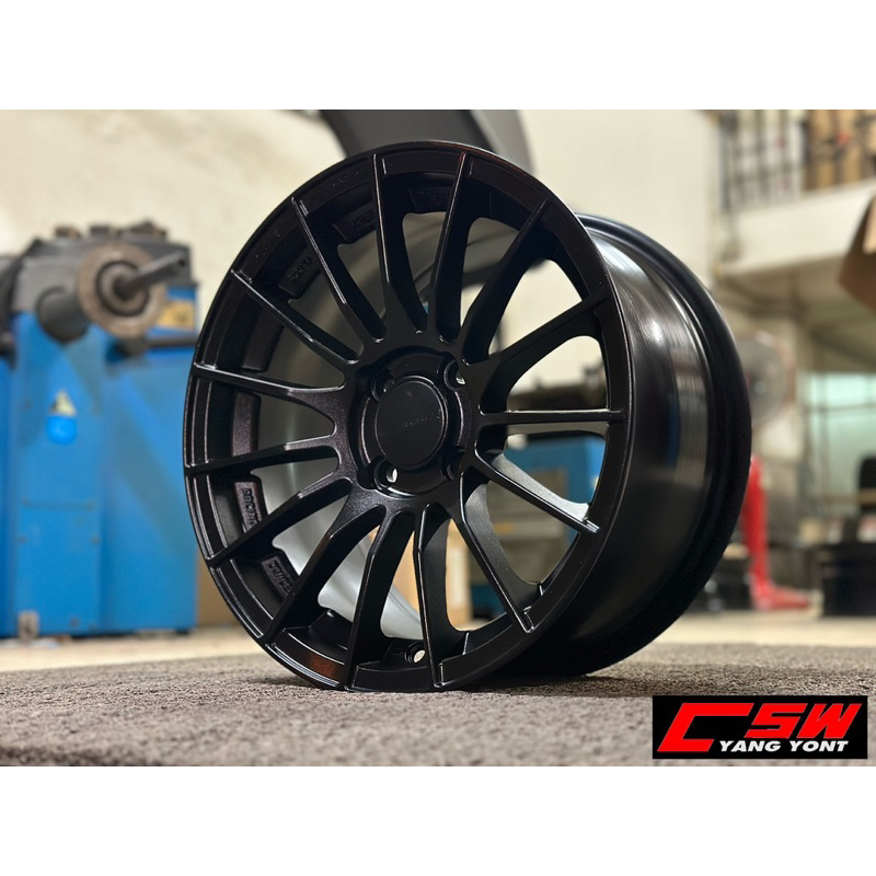 แม็กใหม่ ENKEI RS05RR 15x7.5 ET35 สี custom(ดำกึ่งด้าน)