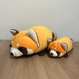 ตุ๊กตาแพนด้าแดงท่านอน ตุ๊กตา แพนด้าแดง Red panda  LESSER PANDA , RED PANDA,  Red panda plush toy ตุ๊กตาสัตว์เหมือน