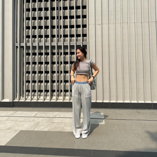 Denim Waist Jogger กางเกงวอร์ม