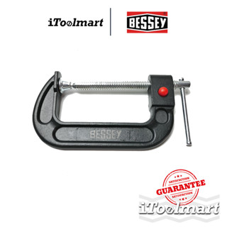 BESSEY Quick Release C-Clamp QRCC4 ปากกาตัวซี มีขนาดให้เลือก 4 นิ้ว / 6 นิ้ว