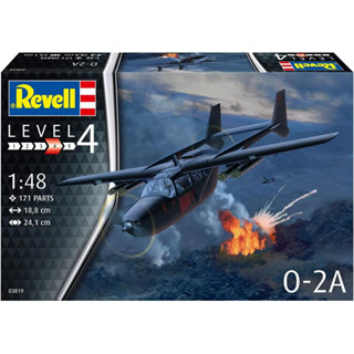 พลาสติกโมเดลประกอบ REVELL สเกล 1/48 O-2A (03819)