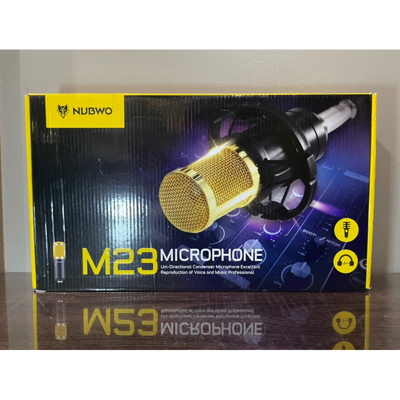 NUBWO M23 Microphone Condenser + Phantom
