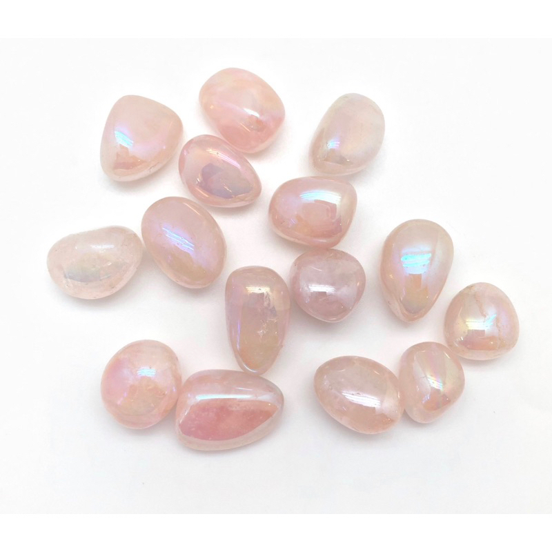 1 Pc Aura Rose Quartz crystal  aura rose quartz stone - healing crystals and stones - Aura Quartz Cr