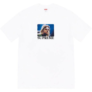 ใหม่ พร้อมส่ง ของแท้ Supreme Kurt Cobain Photo Tee White