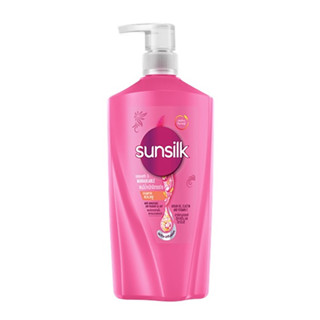 SUNSILK ซันซิล แชมพูสีชมพู สูตรผมมีน้ำหนัก จัดทรงง่าย 400 มล.