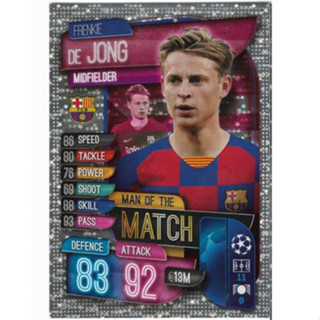 Frenkie de Jong (FC Barcelona)  264.  Man of the Match - Match Attax 2019/20 Champions League