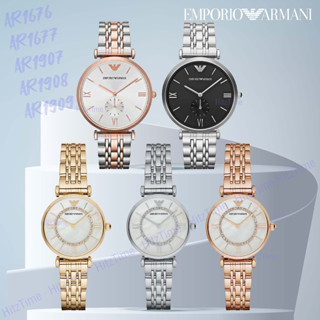 นาฬิกา Emporio Armani ข้อมือผู้หญิง รุ่น AR1908 AR1909 นาฬิกาแบรนด์เนม สินค้าขายดี Watch Armani ของแท้ พร้อมส่ง