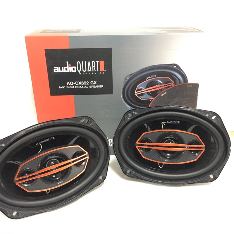 audio QUART AQ-CX692 GX ลำโพงรถยนต์ ออดิโอควอท ขนาด 6X9" แกนร่วม 4 ทาง 480วัตต์ GX-Series