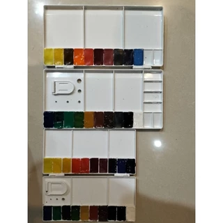 (พรีออเดอร์) จานสีน้ำ+สีน้ำบีบแบ่ง Winsor & Newton Water Colour with Palette