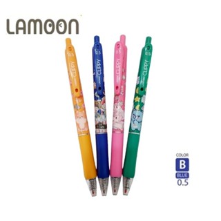 ปากกาเจล GEL Lamoon CLIPPY หมึกสีน้ำเงิน ขนาด 0.5 มม. ลายลิขสิทธิ์