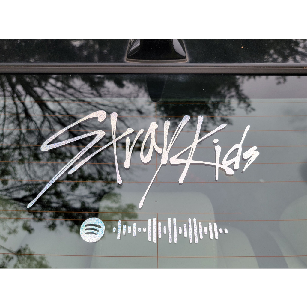 [ส่งภายใน 1-2วัน]  สติ๊กเกอร์  Stray Kids Logo Decal - Custom K-Pop Decal สติ๊กเกอร์   กันน้ำ