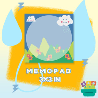 คุณก้อนเมฆ: Memopad สมุดฉีกขนาด 3x3 นิ้ว