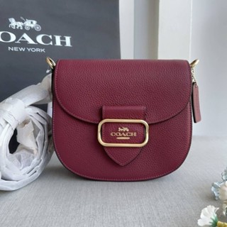 📮(พร้อมส่ง)กระเป๋าสะพาย NEW COACH CE566 Morgan Saddle Bag