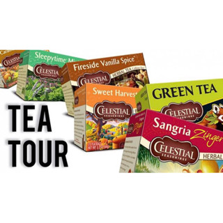 Celestial seasoning tea 31g. ชา5สูตร ชาซอง นำเข้าจากอเมริกา🇺🇸 แท้100%