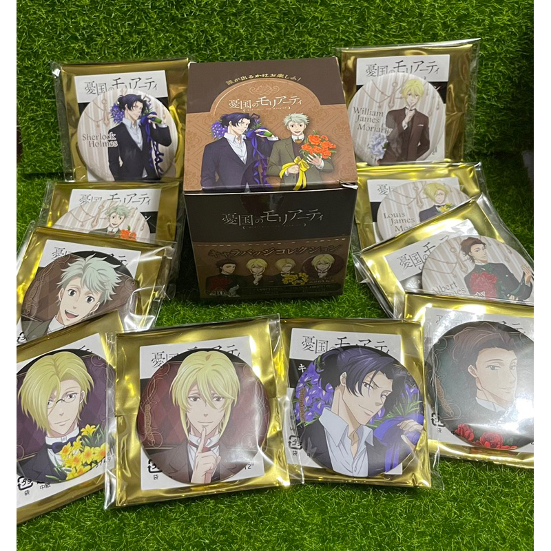 Moriaty the Patriot Can Badge Collection Flower Series มอริอาร์ตี้ผู้รักชาติ เข็มกลัด ซีรี่ย์ดอกไม้ 