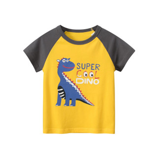 27kids เสื้อยืดเด็ก 9443 ไดโนเสาร์ SUPER COOL DINO