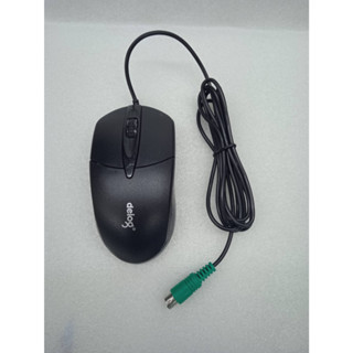 Mouse PS2/เมาส์รุ่นเก่า/เมาส์หัวกลม มีเข็ม/เมาส์โบราณ/เมาส์หัวกลม สายยาว 1.5 เมตร ตัวพอดีมือ แข็งแรงทนทาน ใช้ได้กับคอมที