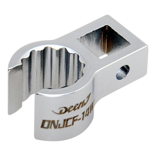 DEEN NO.DNJCF-14W Open Box Wrench Crow Foot Wrench Sensor Torque Tool 14mm (3/8") 12PT (DEENJ)Factory Gear