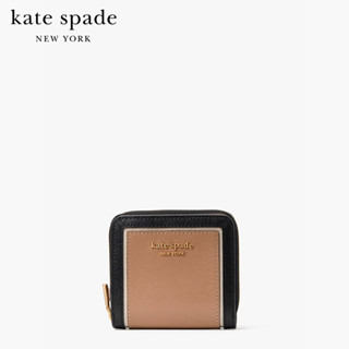 KATE SPADE NEW YORK MORGAN COLORBLOCKED SMALL COMPACT WALLET K8960 กระเป๋าสตางค์