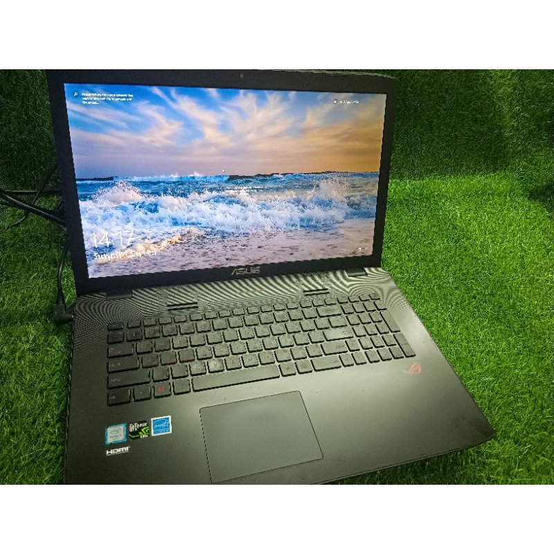 Notebook Asus ROG Gaming GL752VW Intel Core i7-6700HQ 2.60  แรม 24 กิ๊ก(มือสอง)