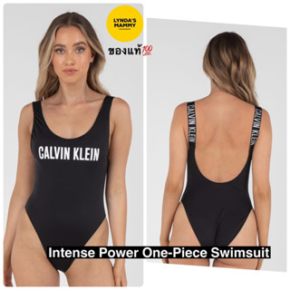 พร้อมส่ง SW2 ชุดว่ายน้ำ Calvin Klein Intense Power Swimsuit big logo ของแท้