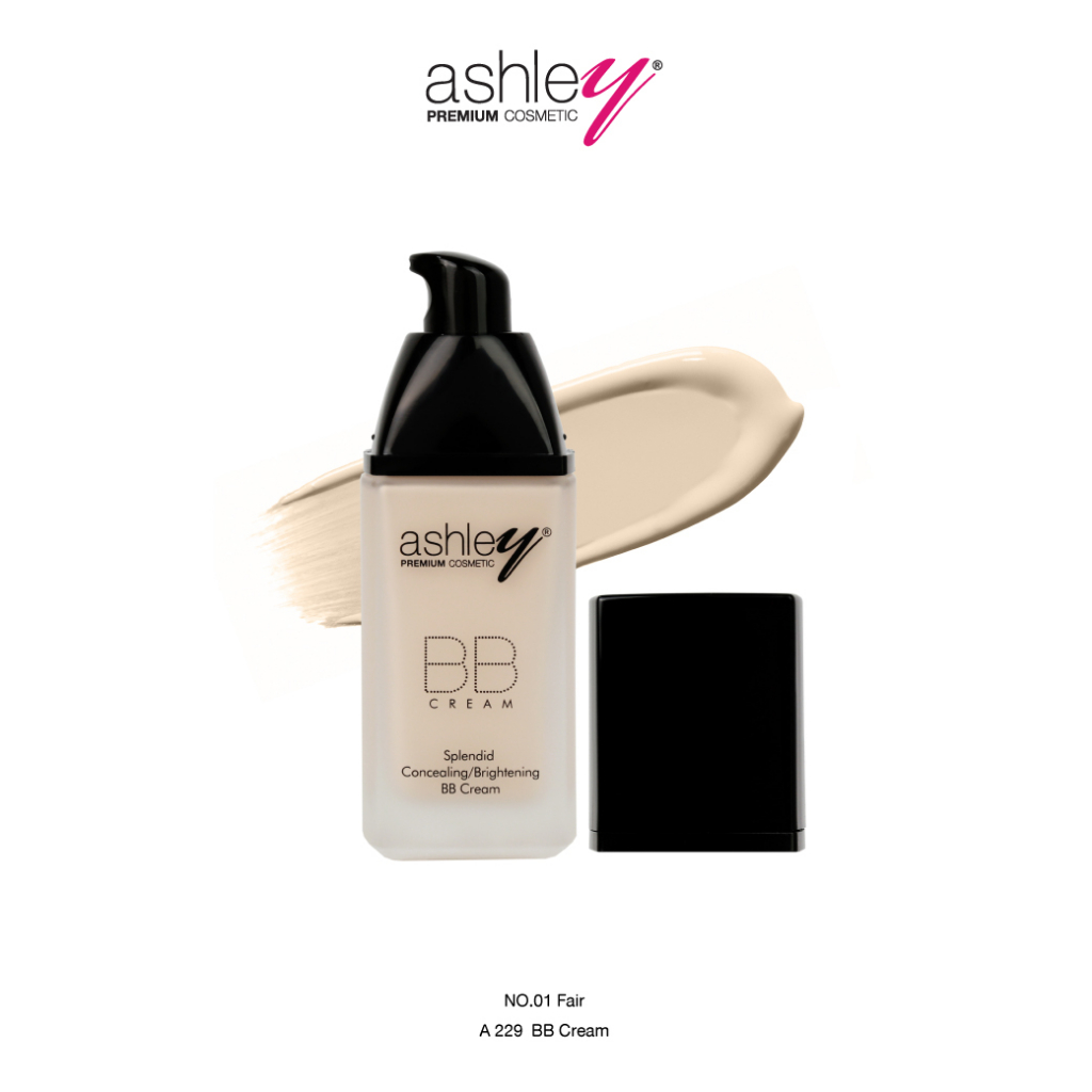 Ashley BB Cream Foundation ไบร์ท & บิลเลี่ยน บีบีครีม ครีมรองพื้นสูตรบางเบา ปกปิด (A-229)