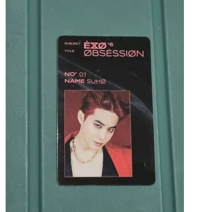 suho obsession ID card